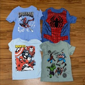 Marvel Superhero T-Shirt Collection in Blue and Gray